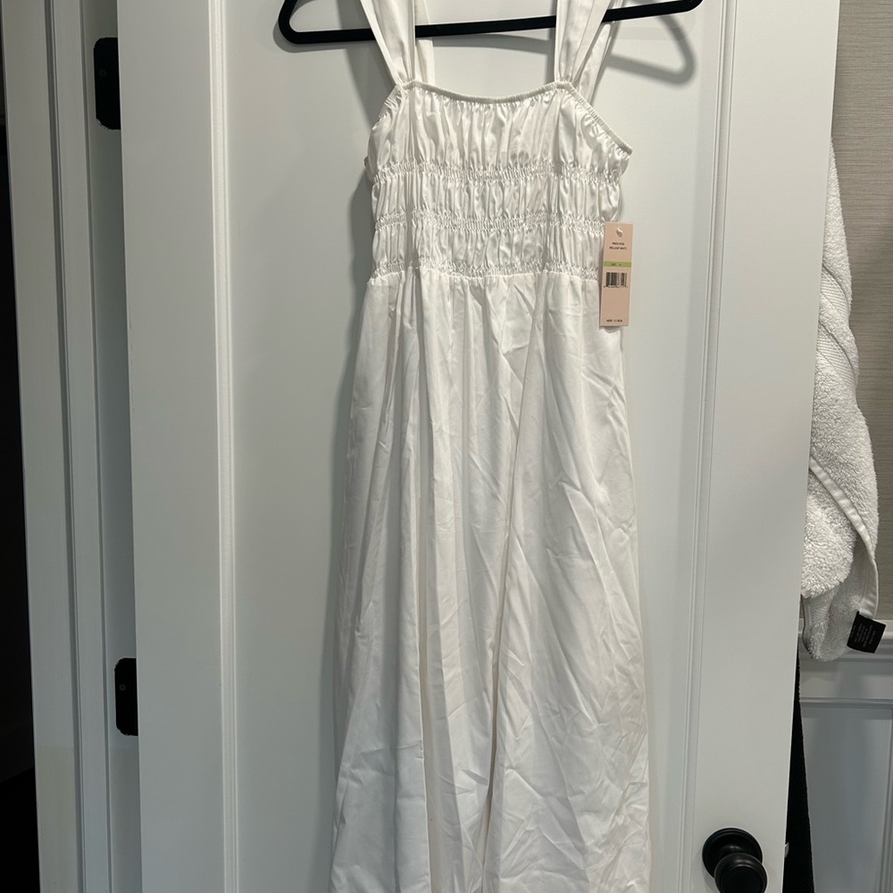 NWT! Nanette white midi dress